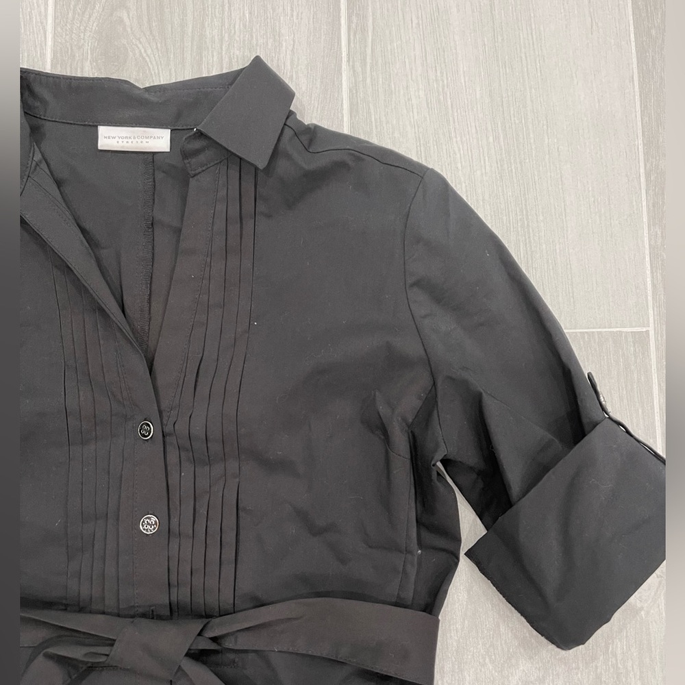 New York & Company Button Down Blouse - Picture 2 of 2